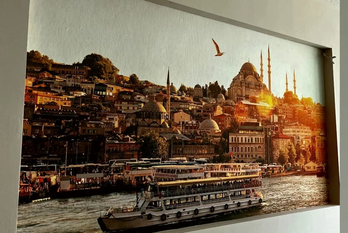 Skyline-Wandbild — Wandbild · Gewerbe